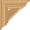 Ekena Millwork Traditional Traditional Rough Sawn Bracket, Western Red Cedar, 6"W x 22"D x 22"H BKT06X22X22TRA01RWR - alternate 2
